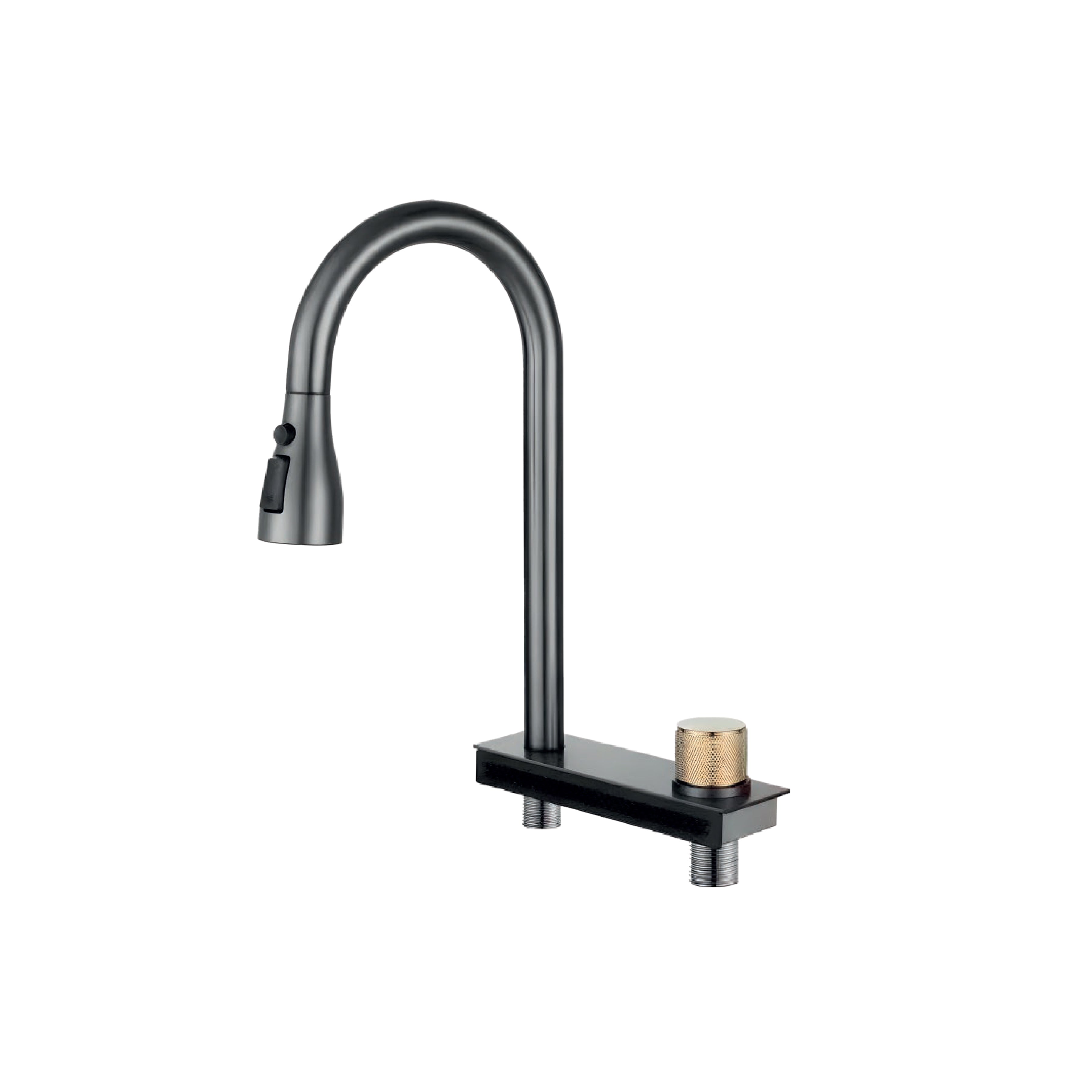 Mezcladora P/ML-7545S Milos Black - Fratelli Premium